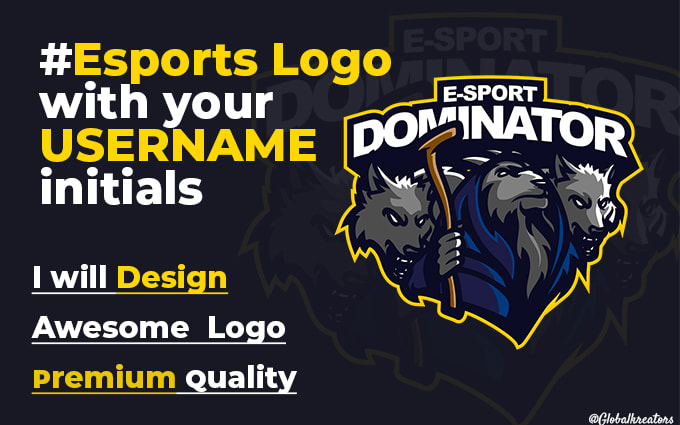 I will design Gaming Esports Logo with your USERNAME - AnyTask.com