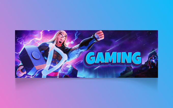gaming banner effect