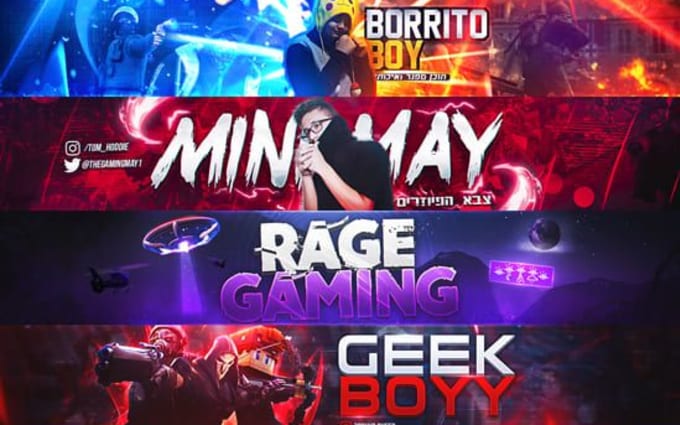 I will design a perfect youtube banner/twitch art - AnyTask.com