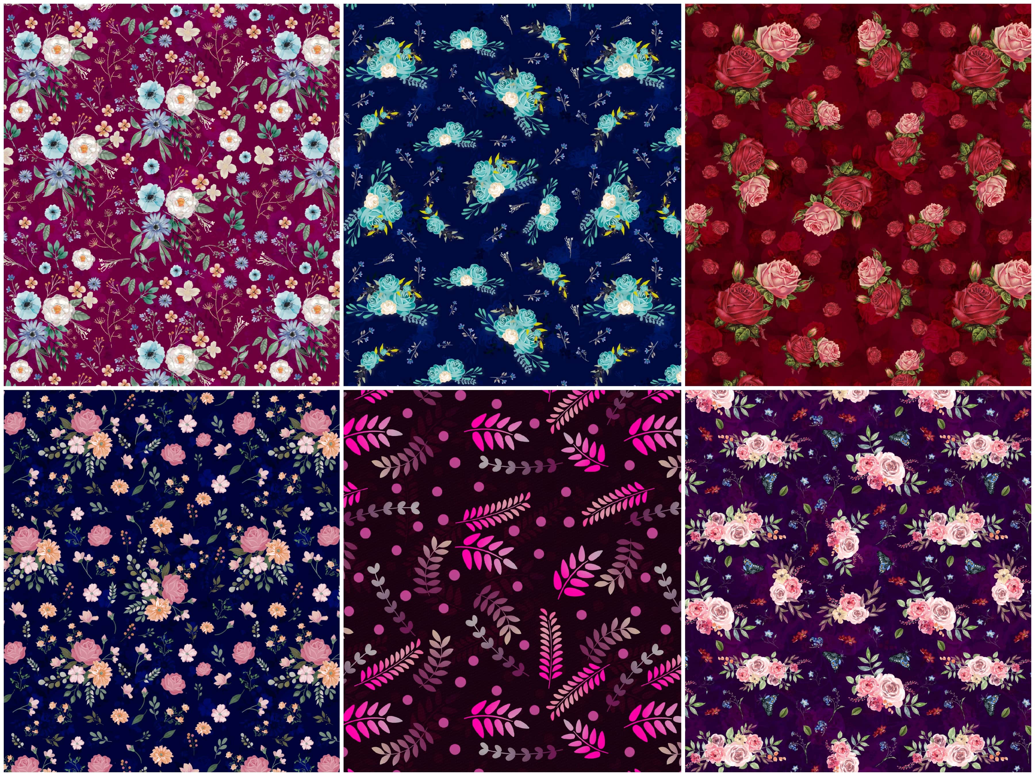 I will design patterns for fabric, wallpaper, pillow, bag, etc