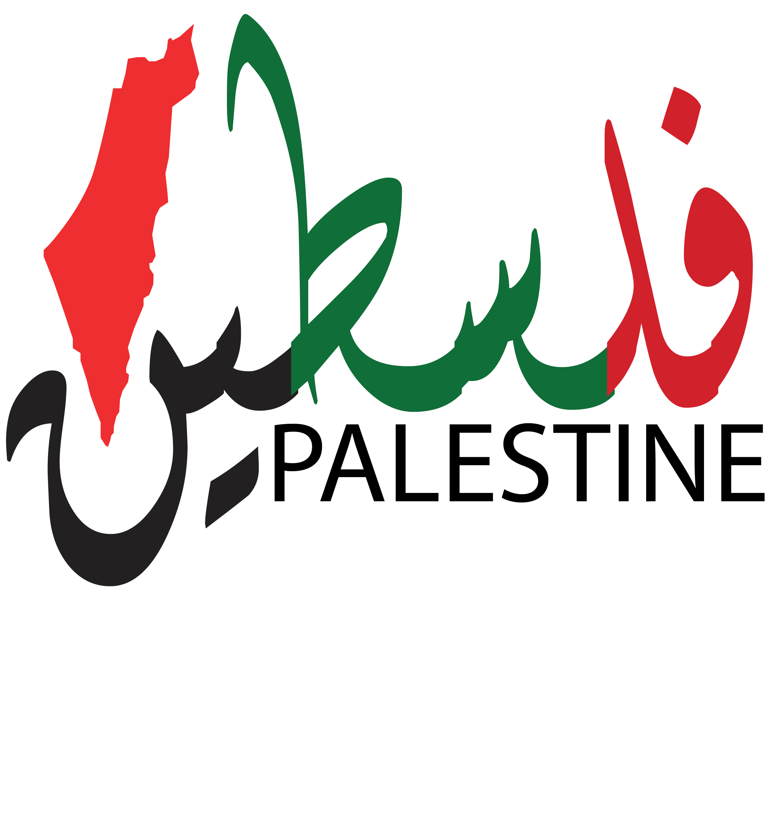 Palestine logo work with map - AnyTask.com