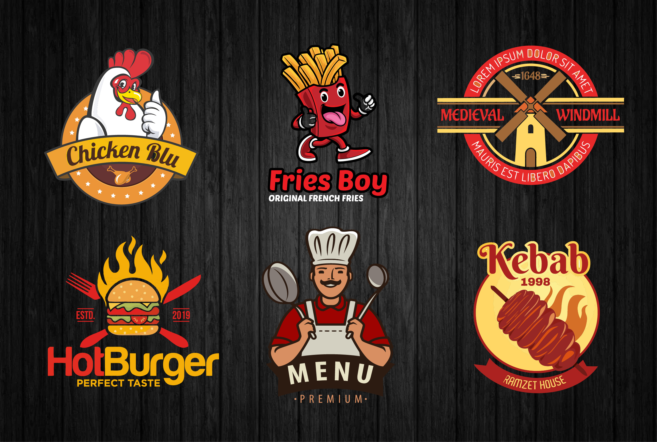 I will design attractive fast food, bakery, cafe, and restaurant logo ...