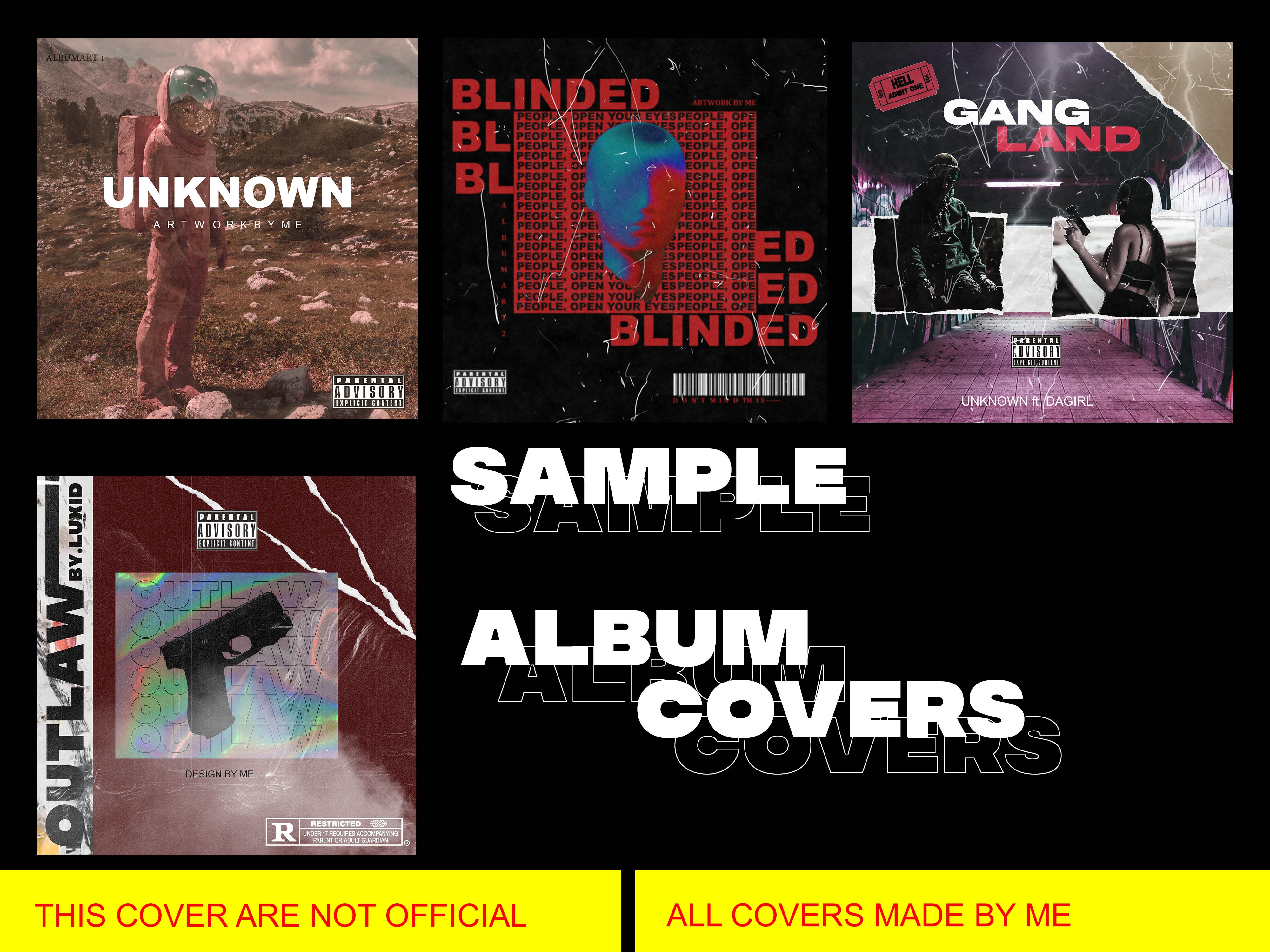 I will create a dope album cover art fitted for your music genre